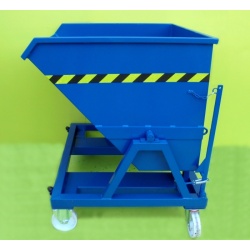 Roll Forward tipping skip on wheels LT470