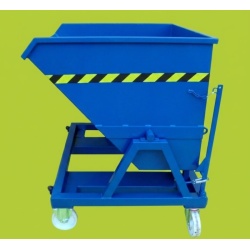 Roll Forward Tipping Skip On Wheels LT470