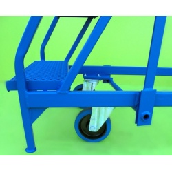 Heavy duty rugged wheels swivel castors for mobile steps