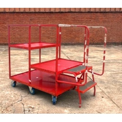 Second Hand Picking Trolley with Steps