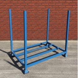 Second Hand Blue Post Pallet Fixed Posts - Steps and Stillages