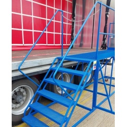 Opposite handrail on steps