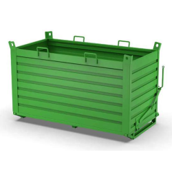 Heavy Duty Drop Bottom Skip 2000kg