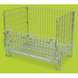 Folding Wire Pallet Cage FPC02