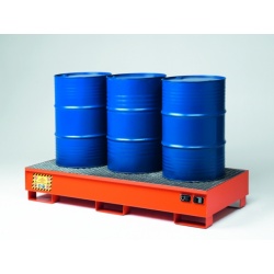 Steel Sump Pallet for 3 Drums