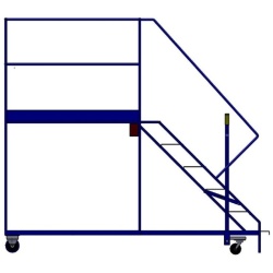45 degree Easy Slope Gantry Access Platform