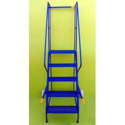 5 Step Budget Lorry Access Mobile Step End Platform View