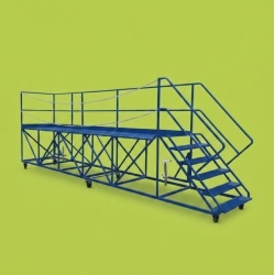Trailer Side Access Mobile Platform with steps - 5m platfrom