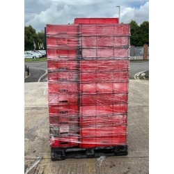Used Pallet Of Plastic Boxes 2