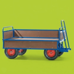 Turntable Truck 1220 x 700mm With Wooden Sides