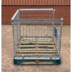 Pallet Retention Unit with Half Drop Front