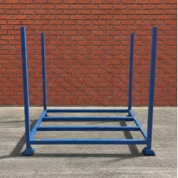 Second Hand Blue Post Pallet Fixed Posts - Steps and Stillages