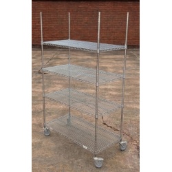 Used Roll Cage with Adjustable Shelf Height