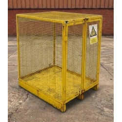 Used Security Cage with Locking Doors