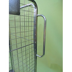 3 Sided Merchandising Trolley with push handle