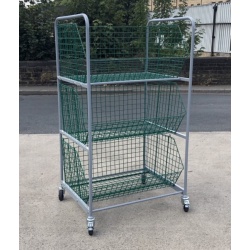 wire_basket_trolley_3_baskets_size_980x680x480mm