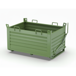 Heavy Duty Drop Bottom Skip, Bottom Opening Container, Skip