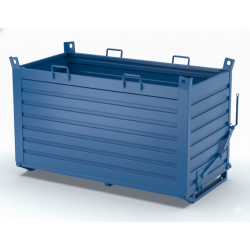 Heavy Duty Drop Bottom Skip, Bottom Opening Container, Skip
