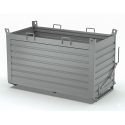 Heavy Duty Drop Bottom Skip, Bottom Opening Container, Skip
