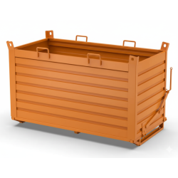 Heavy Duty Drop Bottom Skip, Bottom Opening Container, Skip