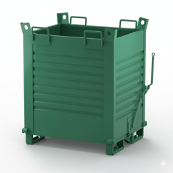 Titan Drop Bottom Skip, Bottom Opening Container, Skip