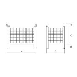 Standard Stillage 500kg Drawing