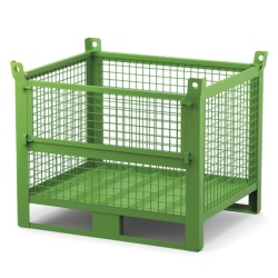 Heavy Duty Wire Mesh Stillage with Half Drop Front 1000kg 