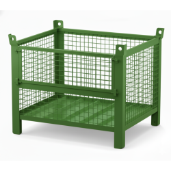 Standard Wire Mesh Stillage with Half Drop Front 800kg 