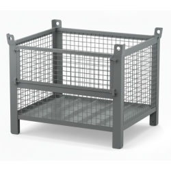 Standard Wire Mesh Stillage with Half Drop Front 800kg 
