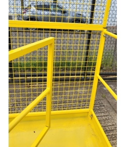 Forklift Cage Gate Open