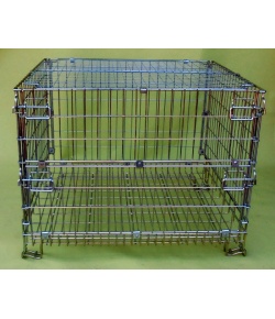 Folding Wire Cage With Lid