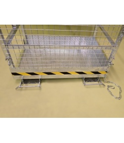 Fork Truck Safety Cage 2 Man Galvanized Fork Lock WP305