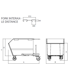 Centurion Tipping Skip Drawing