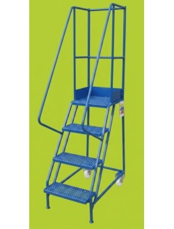4 Step Narrow Mobile Ladder