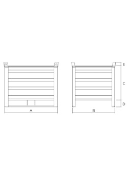 Heavy Duty Stillage 1000kg Drawing