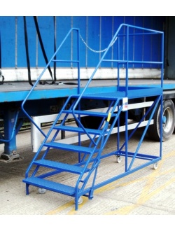 Trailer Side Access Mobile Platform with steps - 1.3m