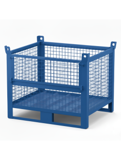 Heavy Duty Wire Mesh Stillage with Half Drop Front 1000kg 
