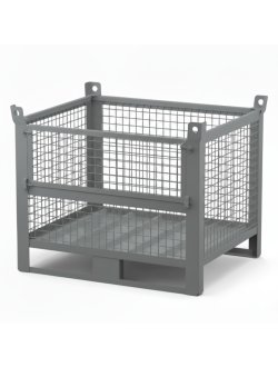 Heavy Duty Wire Mesh Stillage with Half Drop Front 1000kg 