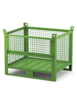 Heavy Duty Wire Mesh Stillage with Half Drop Front 1000kg 