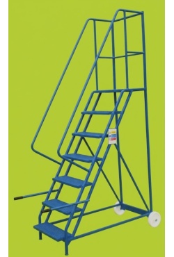7 Step Budget Industrial Mobile Step Ladder