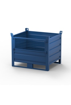 Heavy Duty Stillage with Mesh Half Drop Front 1000kg 