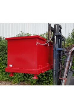 TITAN Drop Bottom Skip Bin 2m³ Heavy Duty Close Drop Base