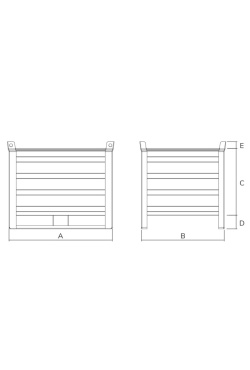 Heavy Duty Stillage 1000kg Drawing