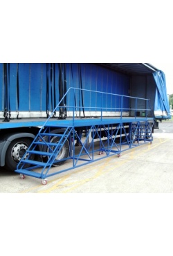 Trailer Side Access Mobile Platform with steps - 6m