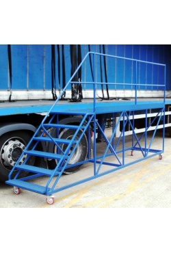 Trailer Side Access Mobile Platform with steps - 3m