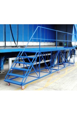 Trailer Side Access Mobile Platform with steps - 5m platform