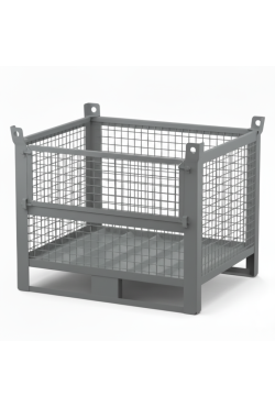 Heavy Duty Wire Mesh Stillage with Half Drop Front 1000kg