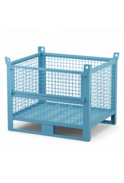 Heavy Duty Wire Mesh Stillage with Half Drop Front 1000kg 