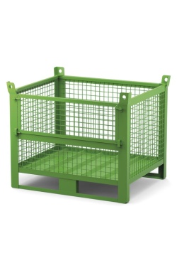 Heavy Duty Wire Mesh Stillage with Half Drop Front 1000kg