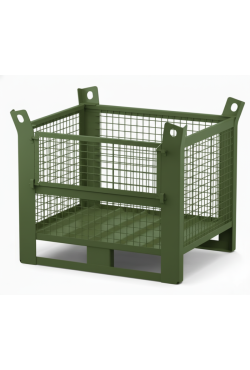 TITAN Wire Mesh Stillage with Half Drop Front 1500kg 
